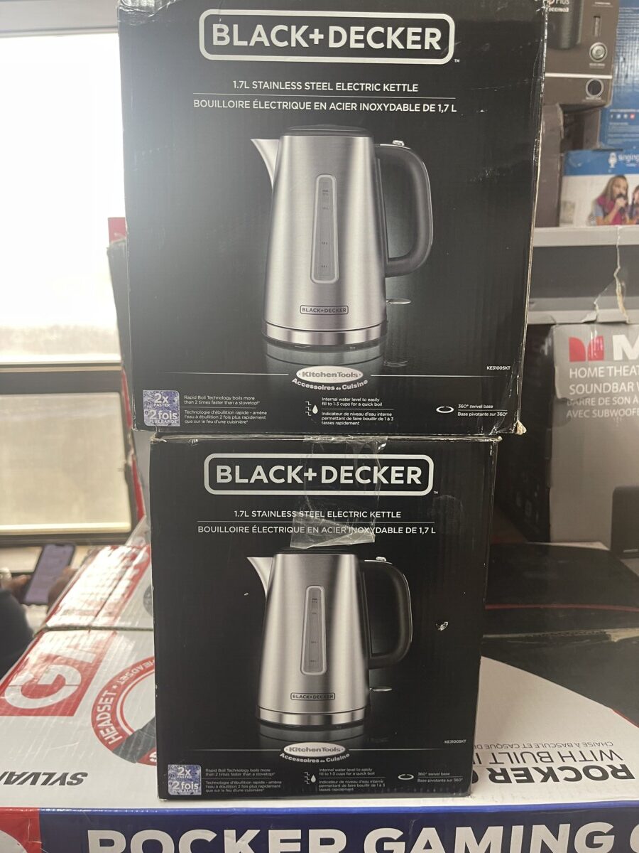 Black & Decker Stainless Steel Electric Kettles madistltd